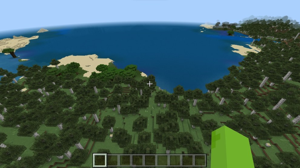 Large Island Split By a Ravine minecraft seed