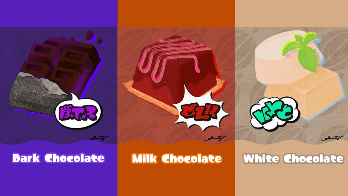 splatoon 3 splatfest dark milk white chocolate