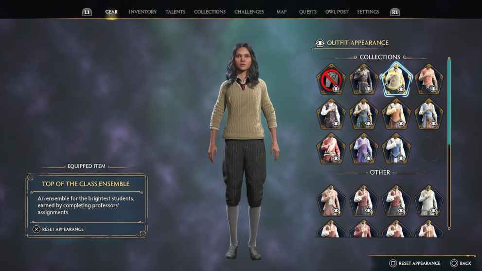 Top of the Class Ensemble in Hogwarts Legacy