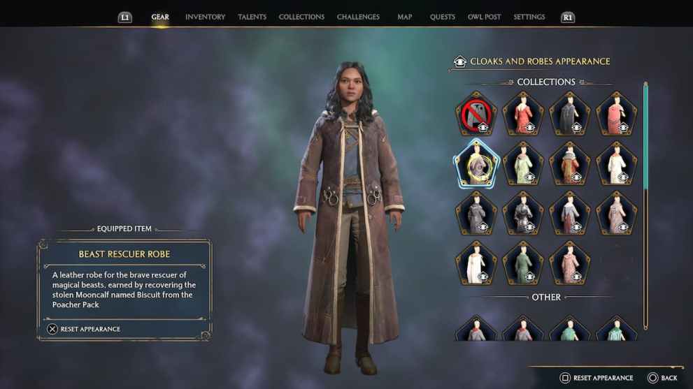 Beast Rescuer Robe in Hogwarts Legacy