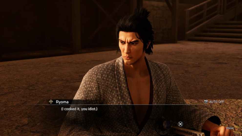 Ryoma dialogue scene