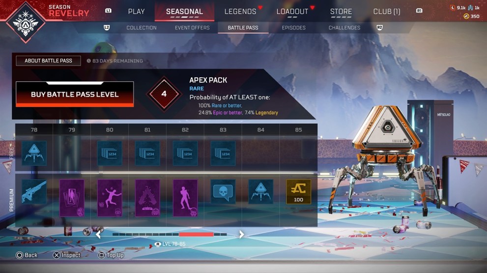 Season 16 Battle Pass Page 11