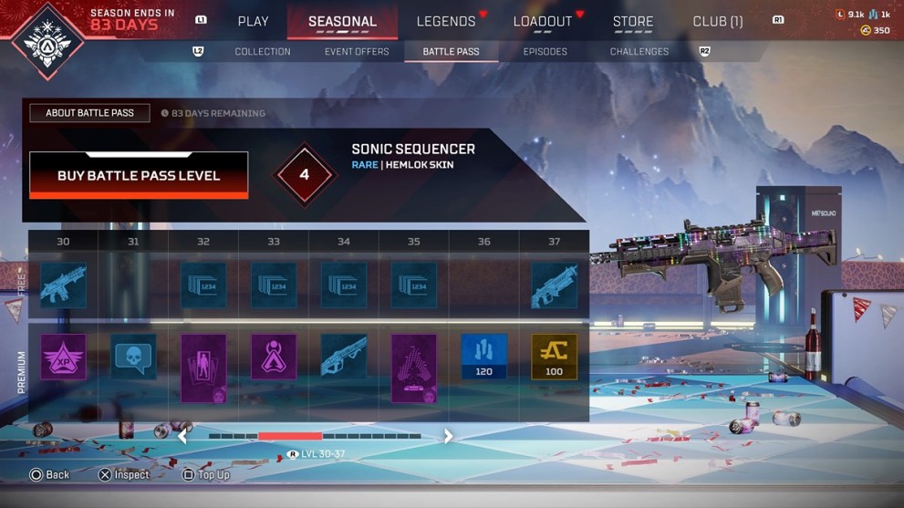 Season 16 Battle Pass Page 5