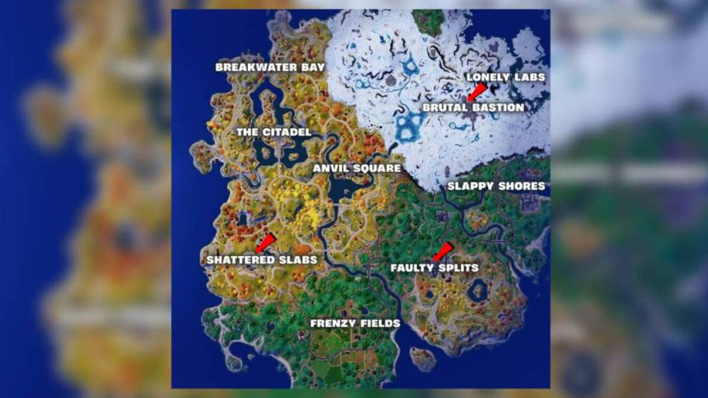 Cold Blooded Boss locations