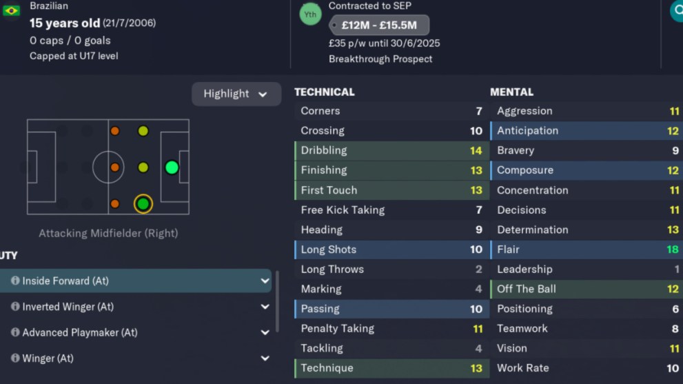 Top 10 Best Wonderkids on Football Manager 23