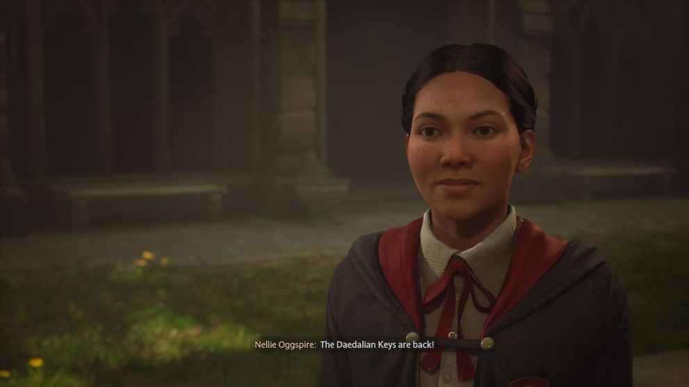 Starting The Daedalian Keys sidequest in Hogwarts Legacy, Nellie Oggspire