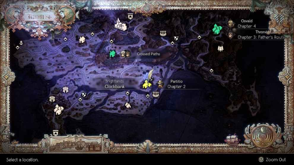 thief secondar job license location in octopath traveler 2