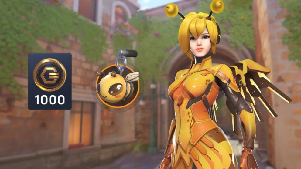 Mercy's Honey Bee skin in Overwatch 2