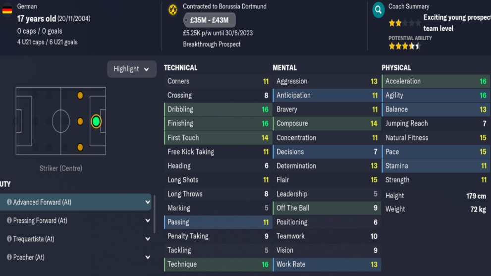 Top 10 Best Wonderkids on Football Manager 23