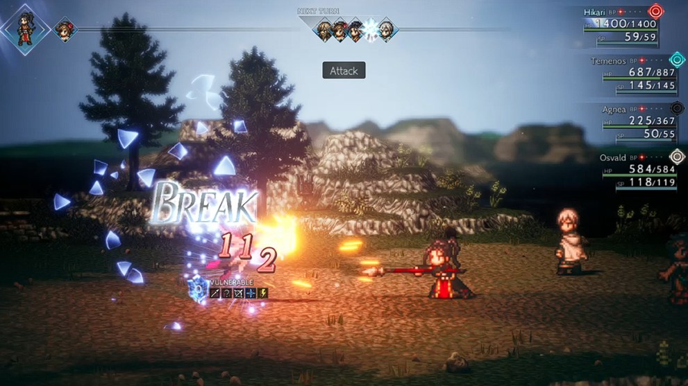 Octopath Traveler 2 Break.