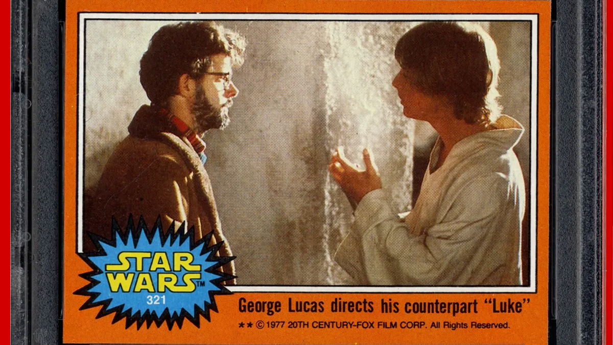 PSA 1977 Topps George Lucas and Luke Skywalker