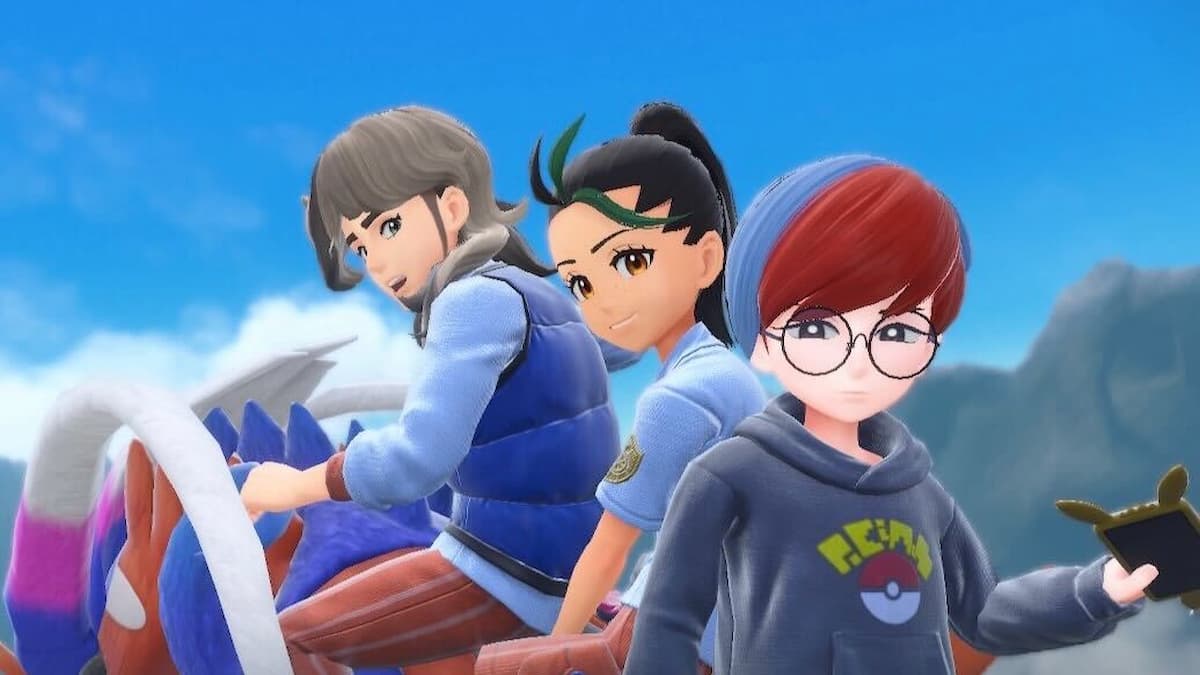 Miraidon and friends in Pokemon Scarlet