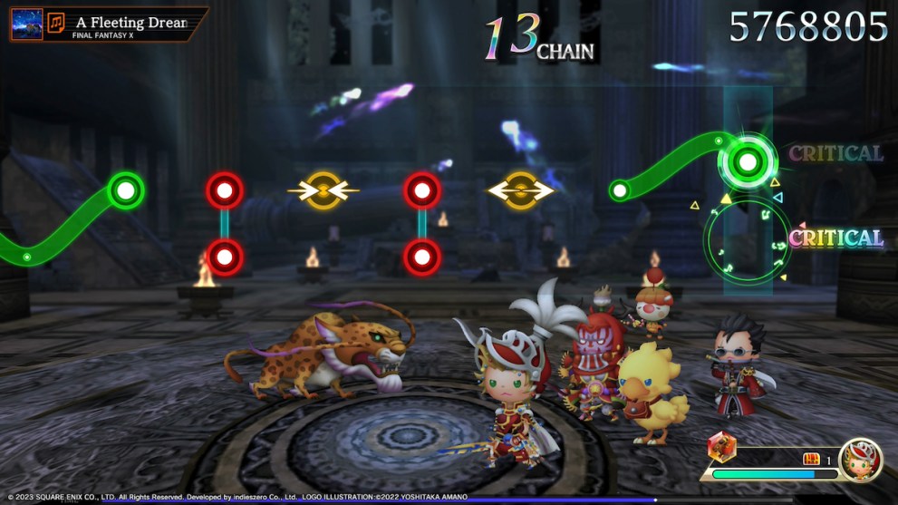 Resized Theatrhythm Final Bar Line Gameplay Screenshot