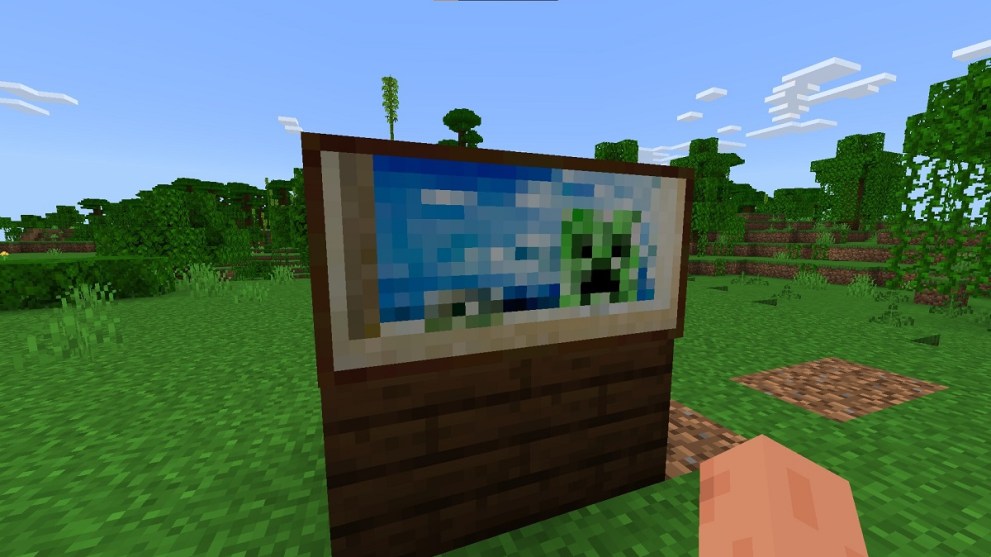 a creeper painting minecraft cake idea