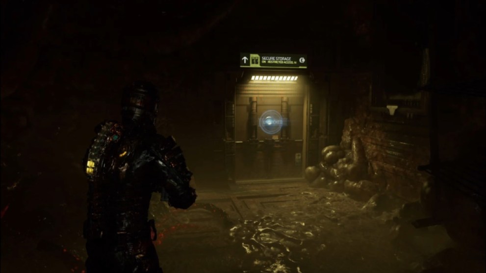 Dead Space Remake secure storage door location.