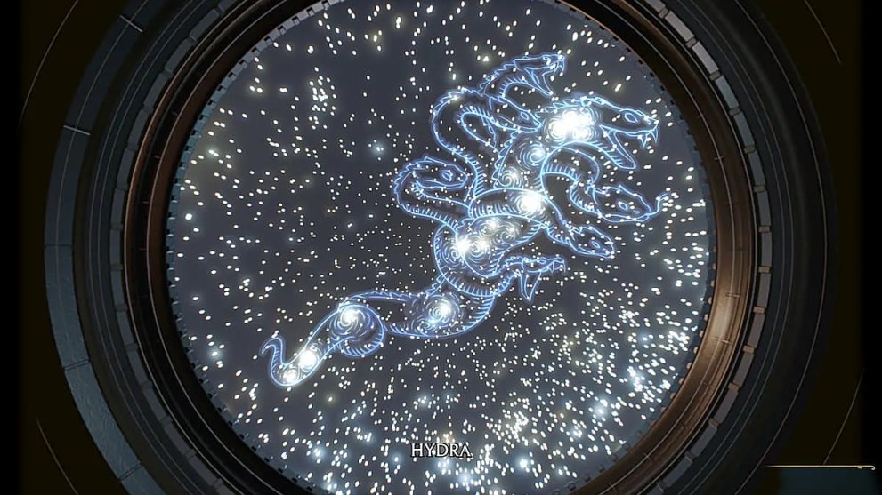 Hogwarts Legacy hydra constellation complete.