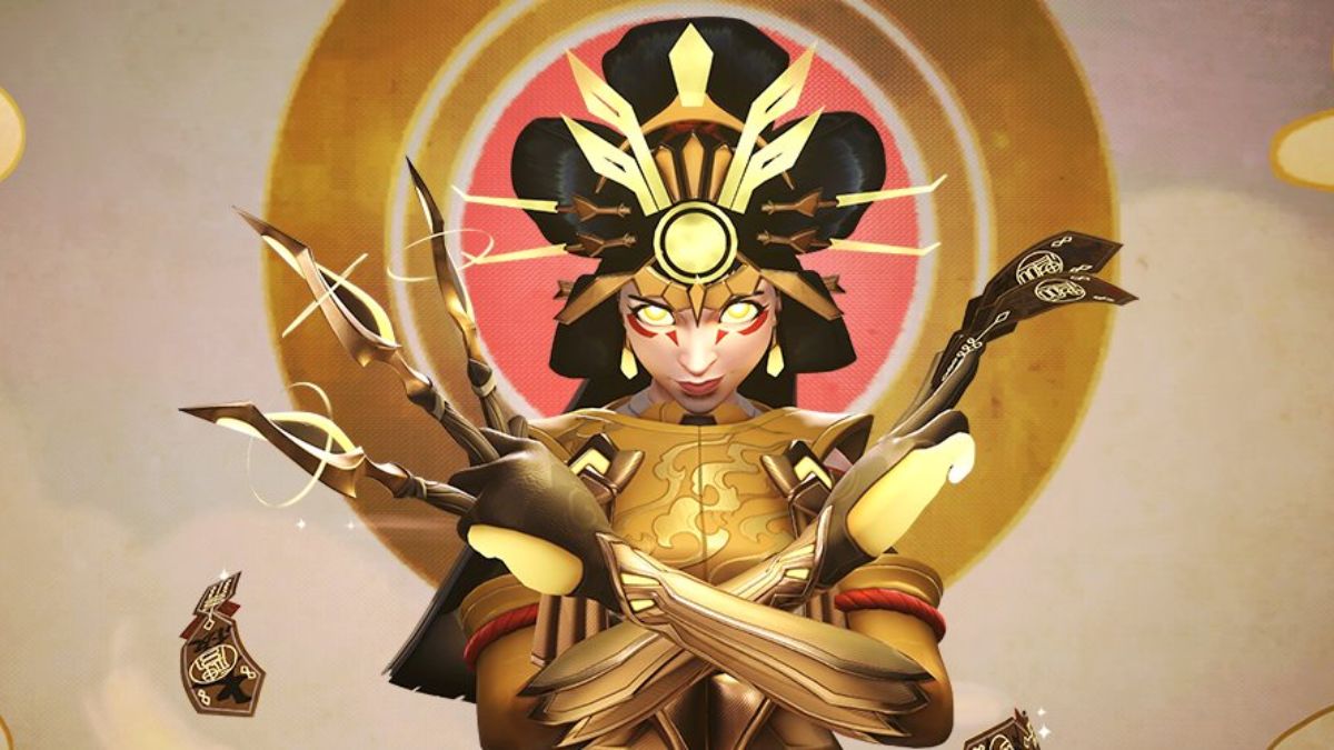 Kiriko's Amaterasu skin in Overwatch 2