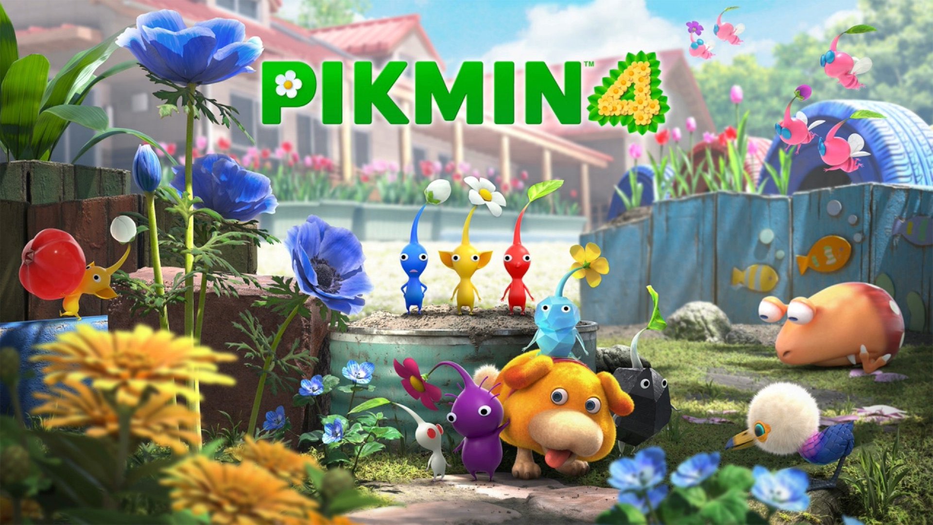 pikmin 4 key art