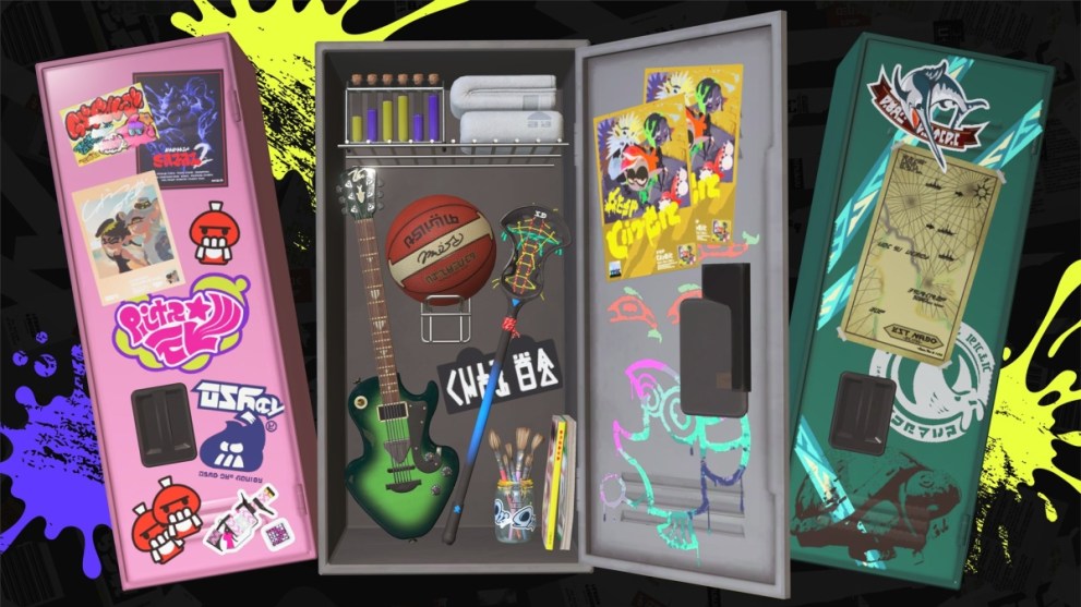 splatoon 3 lockers new items