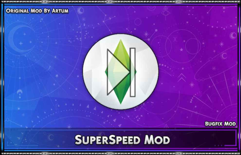 sims 4 super speed boost mod