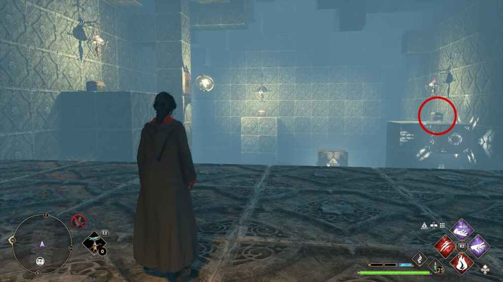 Depulso Room 1 Puzzle Chest 1 Location in Hogwarts Legacy