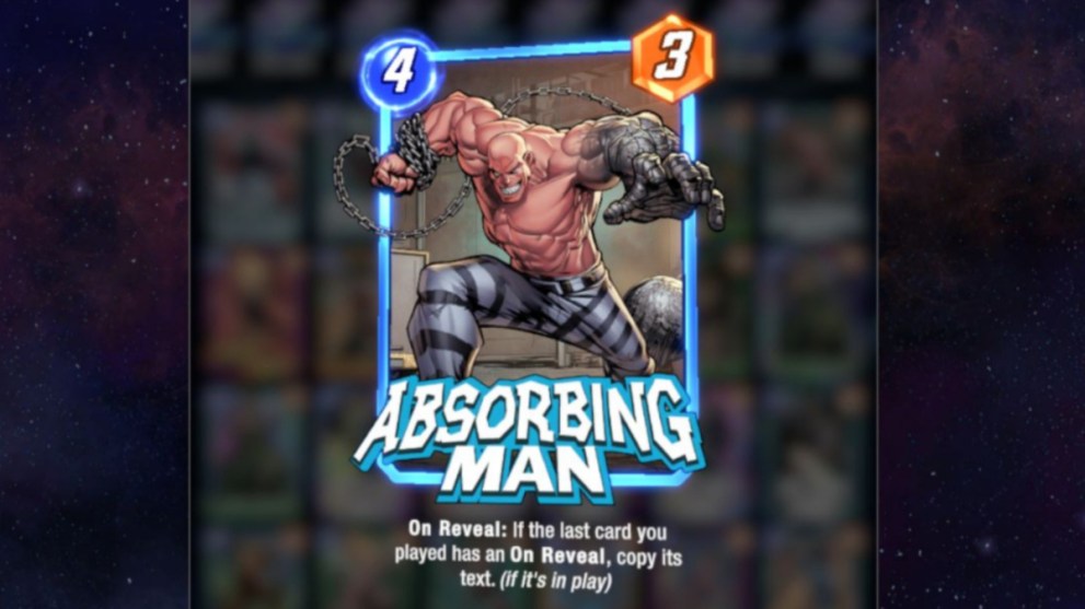 Absorbing Man card in Marvel Snap.