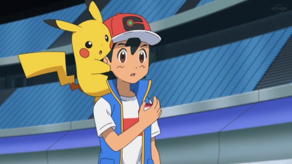 Ash and Pikachu in Pokemon Journeys