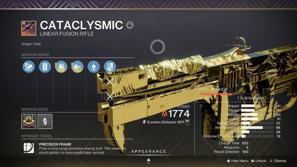 Destiny 2 Legendary Fusion Rifle