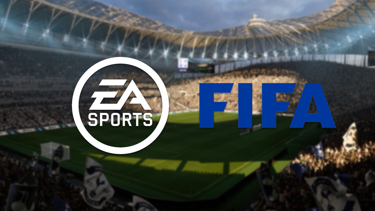 EA Sports & FIFA logos on FIFA 23 Stadium Background