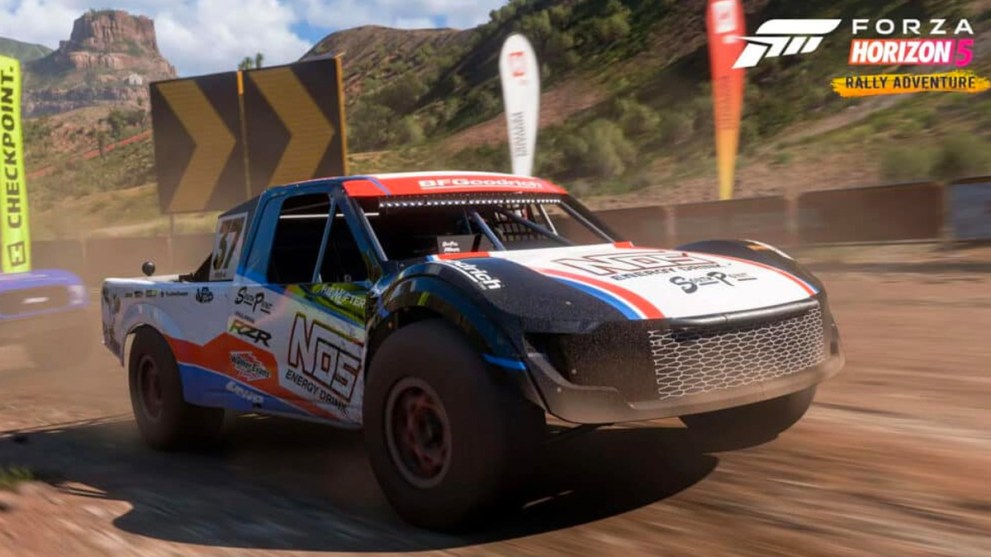 2021 RJ Anderson #37 Polaris RZR Pro 4 Truck in Forza Horizon 5 Rally Adventure expansion