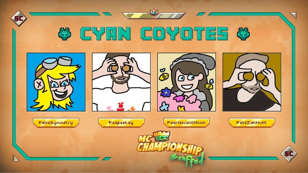 MC Championship Cyan Coyotes Team