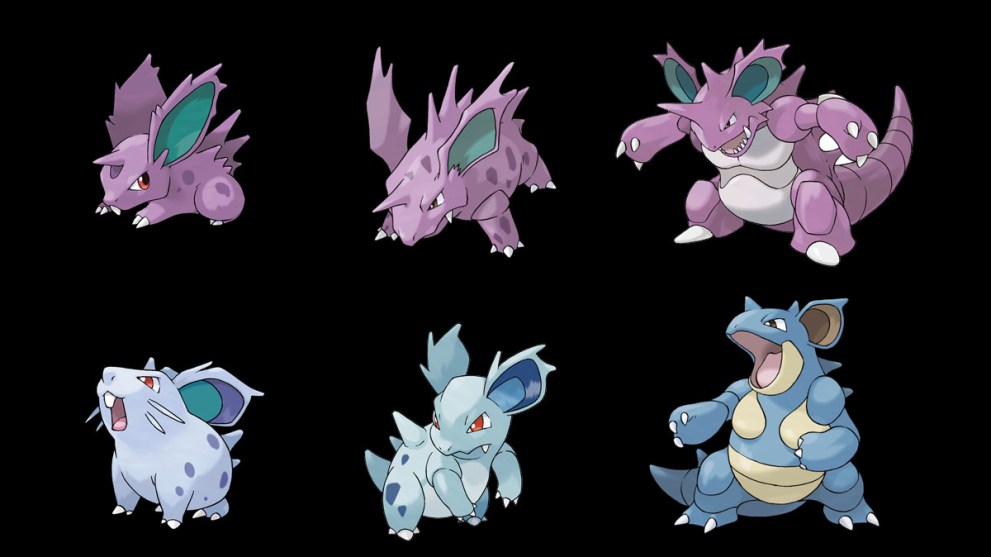 Nidoran evolution lines