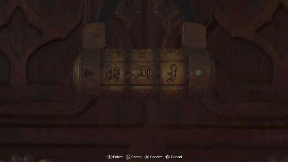 resident evil 4 remake village chief manor lock combination