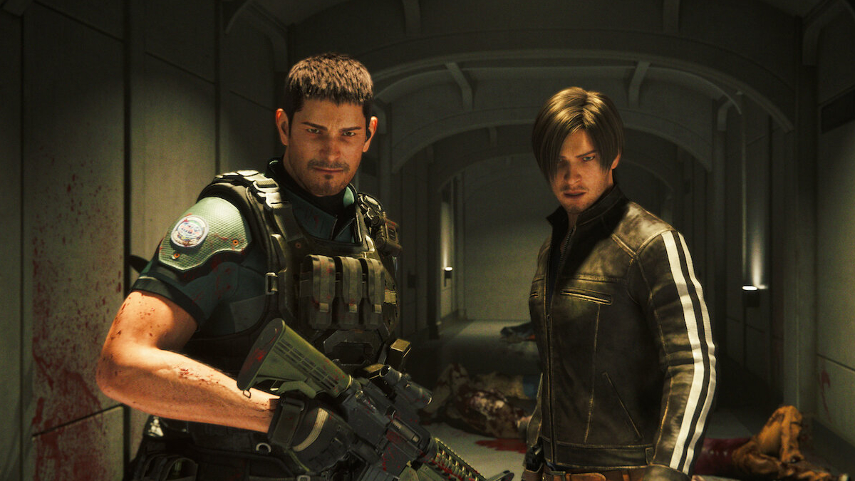 Resident Evil: Vendetta Leon and Chris.