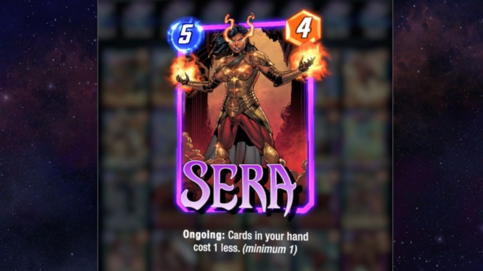 Sera card in Marvel Snap.