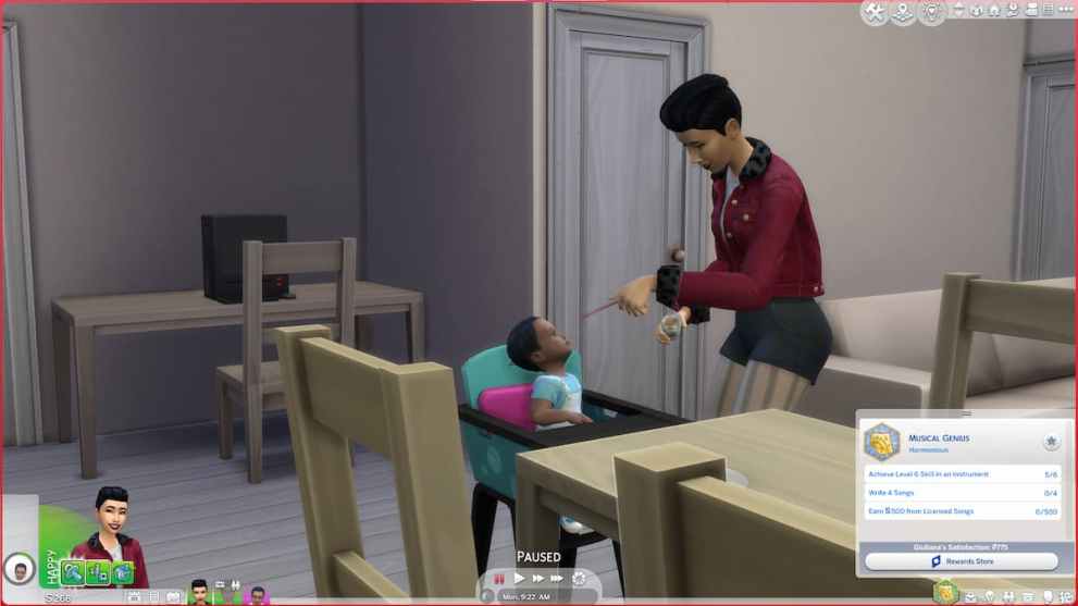 Sims 4 Infants Update High Chair