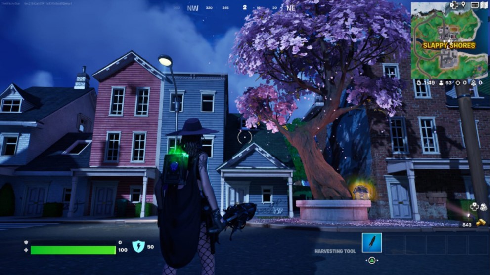 Slappy Shores Cherry Blossom Tree location