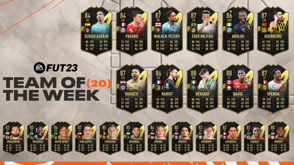 FIFA 23 TOTW Team of the Week 20 