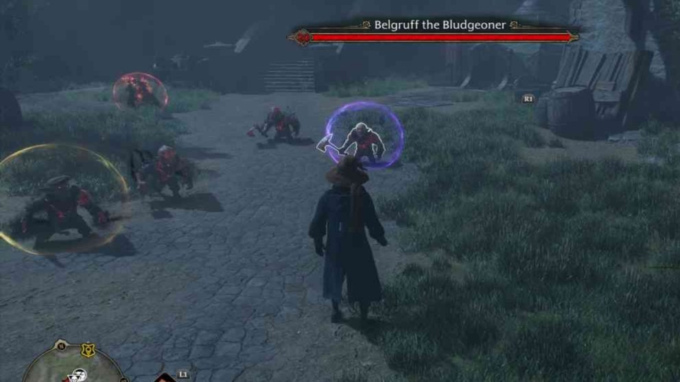 Hogwarts Legacy how to defeat Belgruff the Bludgeoner Infamous Foe.