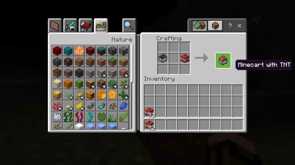 How to Make Minecart with TNT in Minecraft