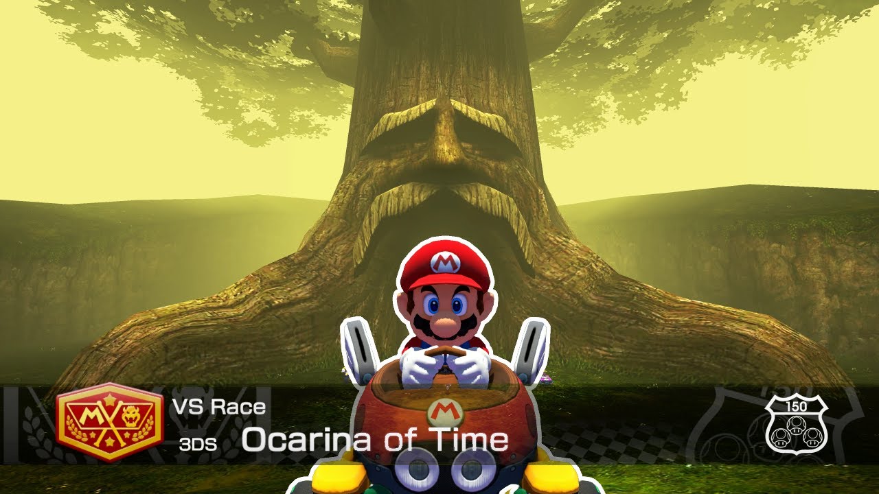 mario kart 8 deluxe ocarina of time fan mod