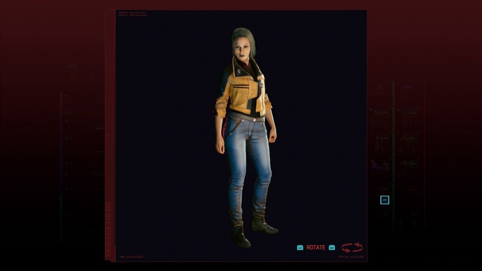 Best Female Clothes in Cyberpunk 2077: Skinny Jeans