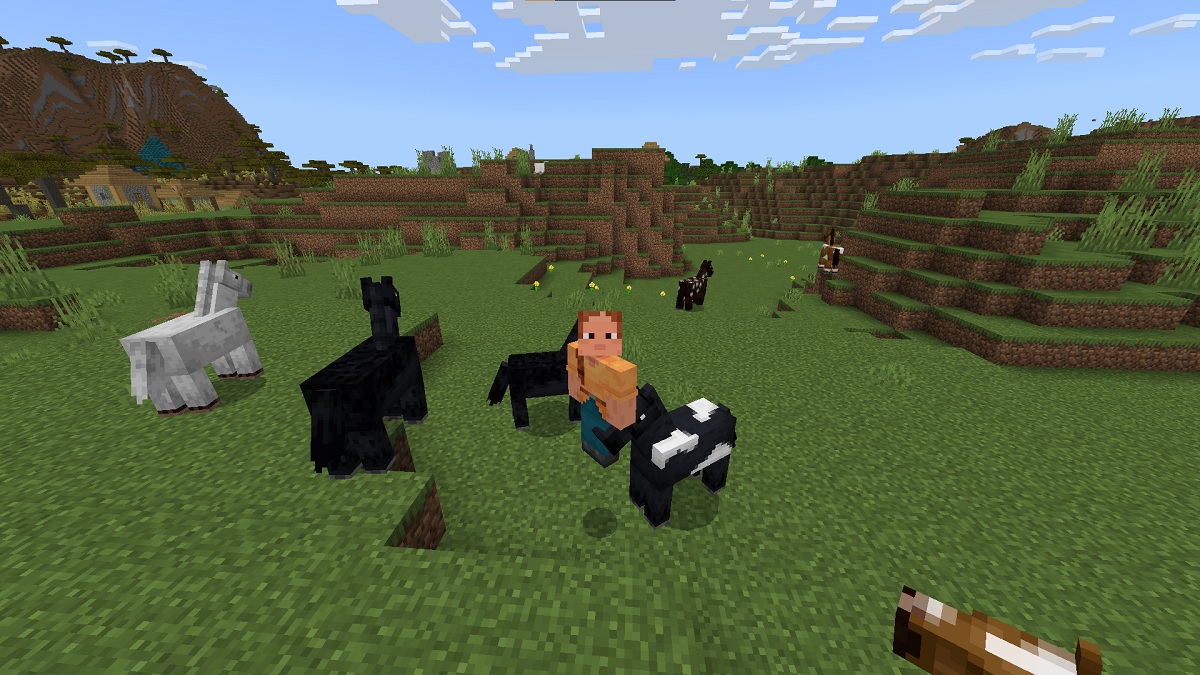 what do horses eat in minecraft?