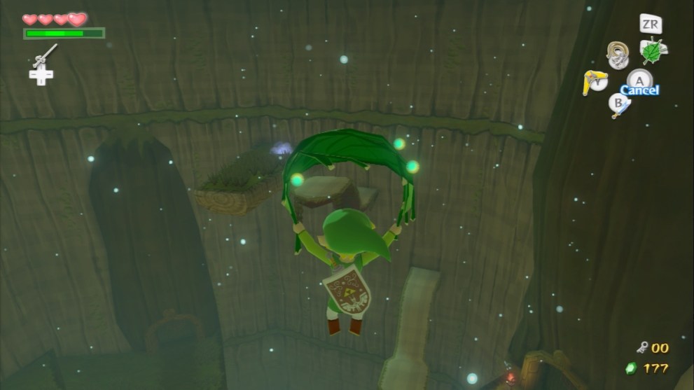 wind waker hd deku leaf item