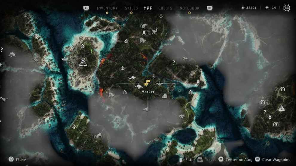 Burning Shores Map