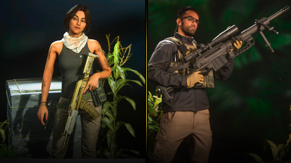 Alejandro and Valeria base operator skins in MW2