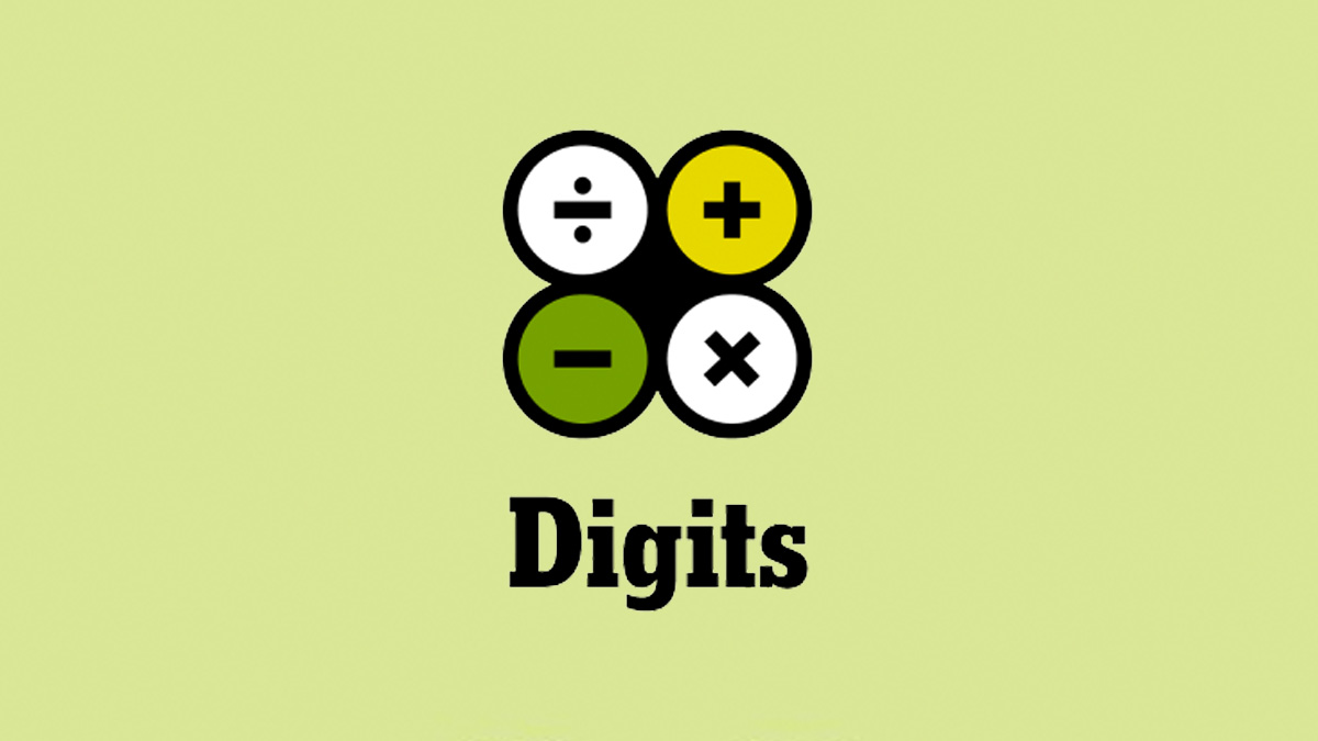 Digits Game from the New York Times