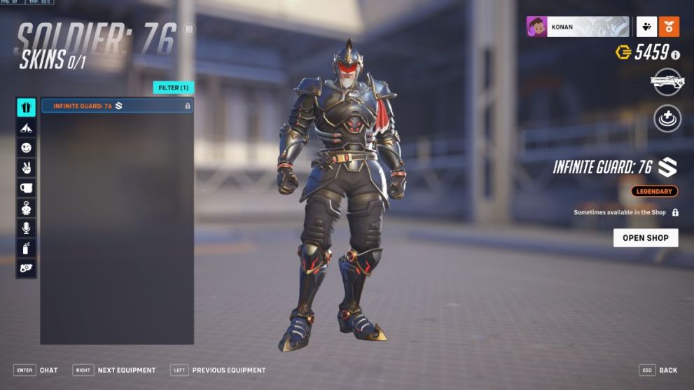 Soldier 76's Infinite Guard: 76 Skin in Overwatch 2