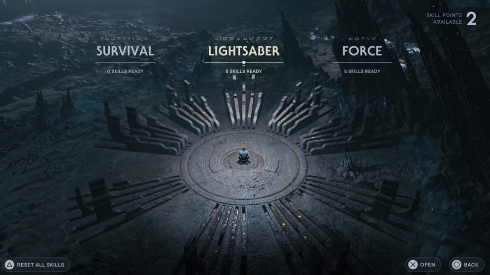 Skill Trees in Star Wars Jedi: Survivor