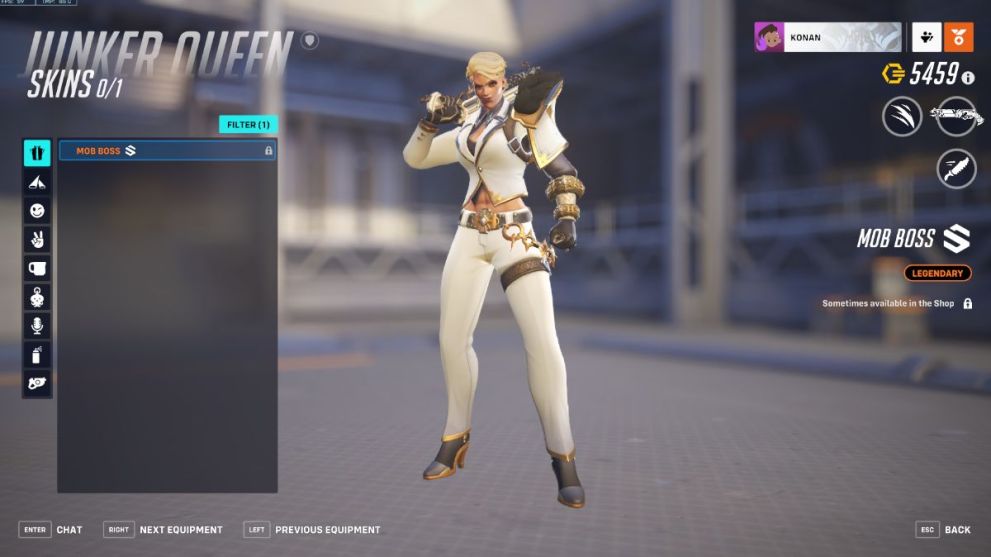 Junker Queen's Mob Boss skin in Overwatch 2